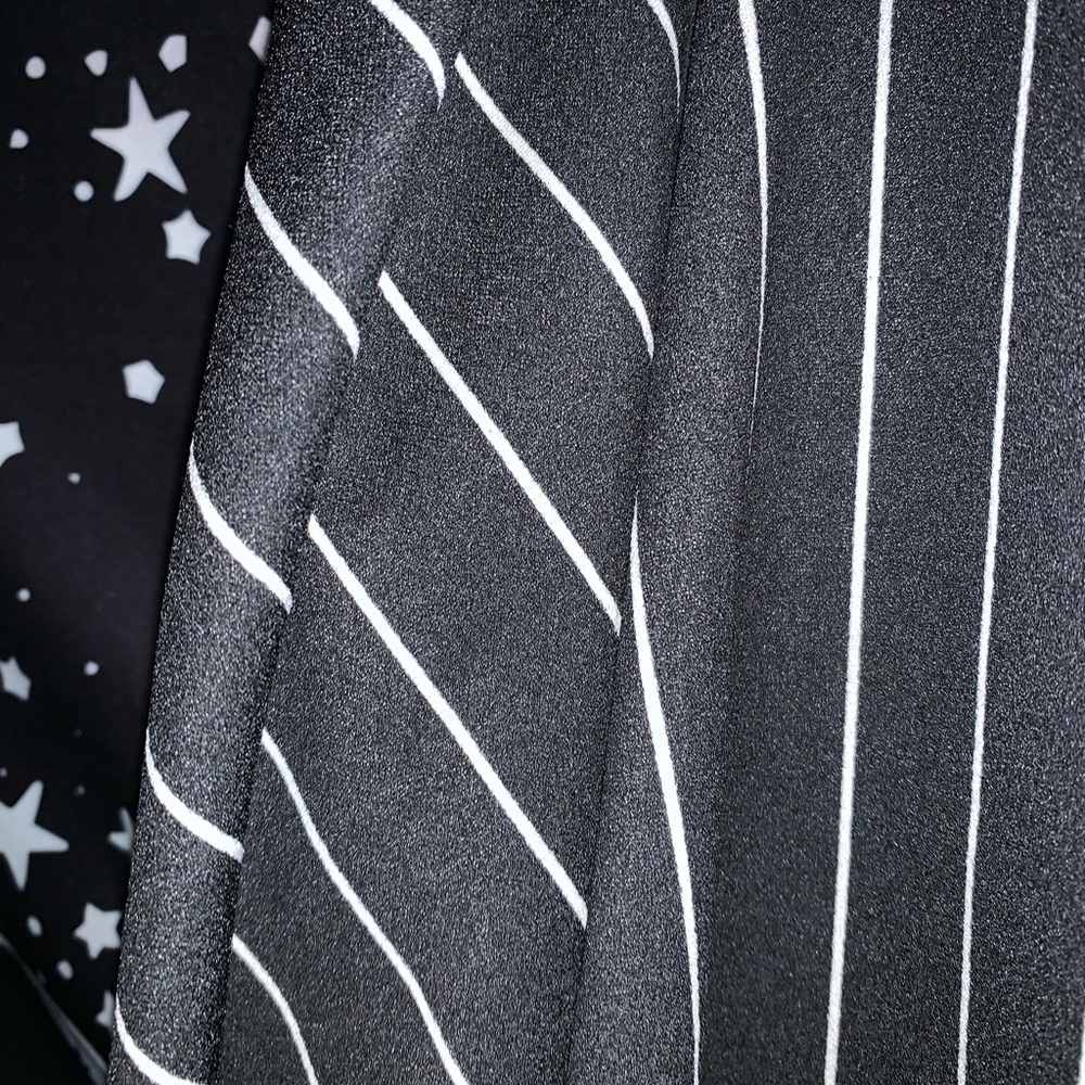 Elegant pin striped romper!
